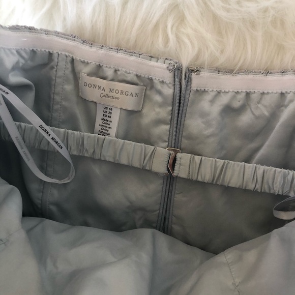 NWOT Donna Morgan Quinn Strapless Lace Dress - Picture 5 of 7